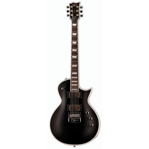 LTD EC-1000 EverTune Black Satin Electric Guitar with EMG Pickups and 24 Extra-Jumbo Frets