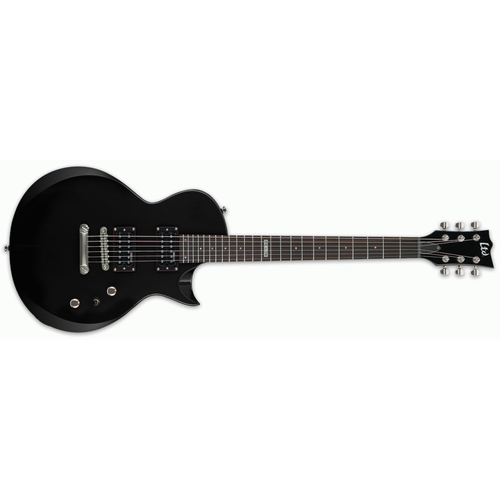 LTD EC-10 Electric Guitar Black with Gig Bag, Maple Neck, 24 Extra-Jumbo Frets, ESP Designed LH-100 Pickups