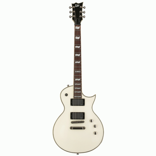 LTD EC-401 OW Electric Guitar with EMG 81/60 Pickups, Mahogany Body, Set-Neck Design, Macassar Ebony Fingerboard, Grover Tuners