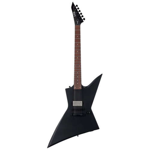 LTD EX-201 Black Satin Electric Guitar with Mahogany Body and Roasted Jatoba Fingerboard