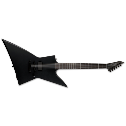 ESP LTD EX Black Metal Series Electric Guitar Black Satin