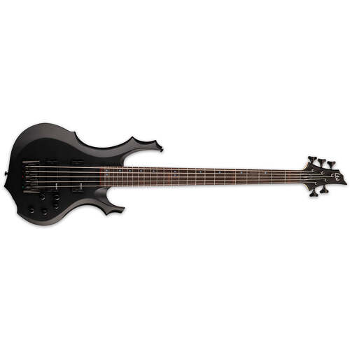 ESP LTD F-205 Bass Guitar 5-String Black Satin