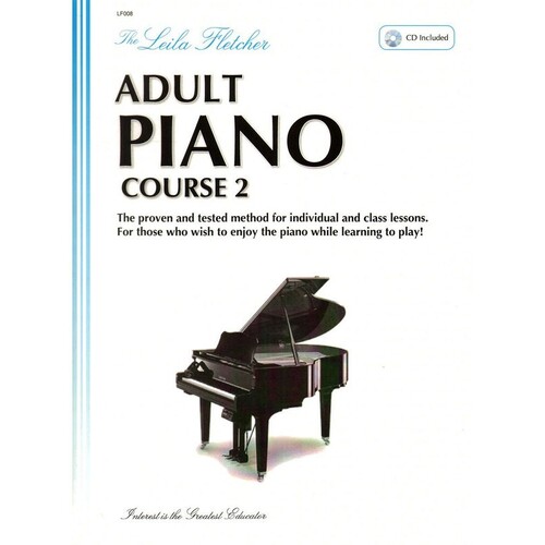 Adult Piano Course 2 Book/CD Book