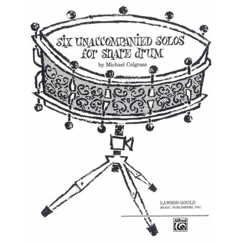 Six Unaccompanied Solos for Snare Drum - Percussion Sheet Music