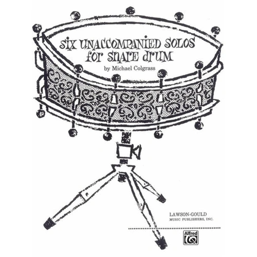 Six Unaccompanied Solos for Snare Drum - Percussion Sheet Music