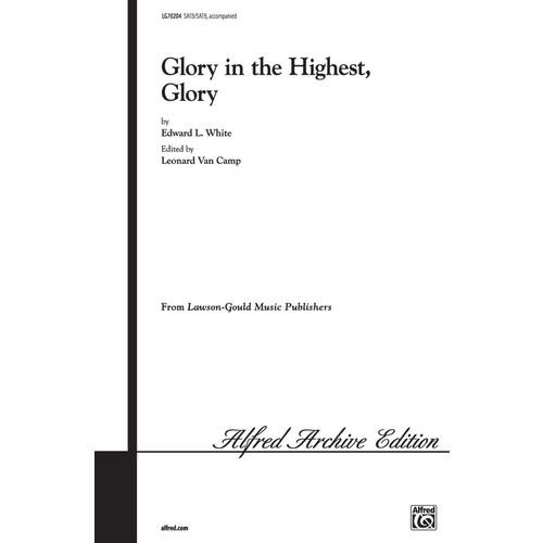 Glory In The Highest-SATB/Van Ca