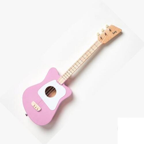 Loog Mini Acoustic Pink Childrens Guitar