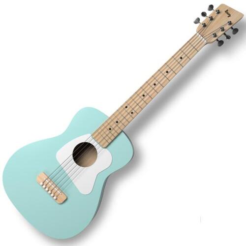 Loog Pro Acoustic VI Green Beginner's Children's Acoustic Guitar