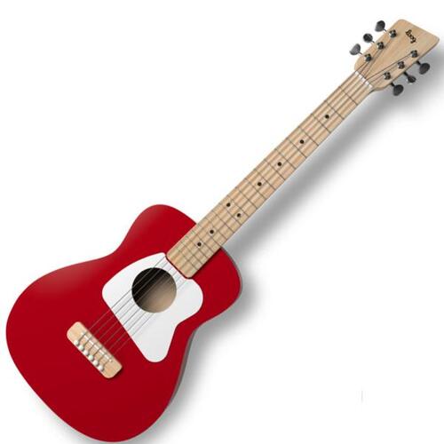 Loog Pro Acoustic VI Red Beginner's Children's Acoustic Guitar