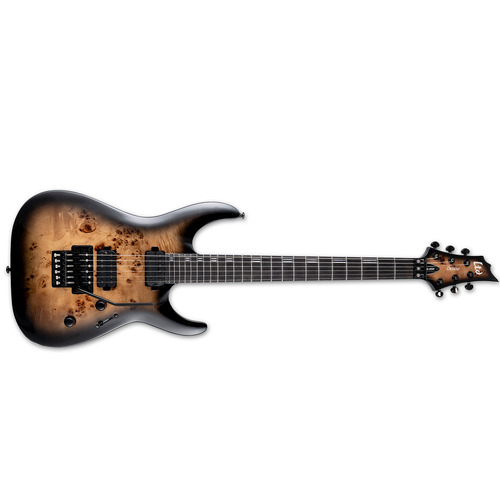 ESP LTD H-1001FR Horizon Electric Guitar Burled Poplar Black Natural Burst w/ Duncans & Floyd Rose
