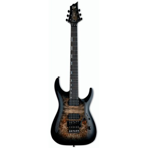 LTD H-1001 FR Black Natural Burst Electric Guitar with Seymour Duncan Pickups and Floyd Rose Bridge