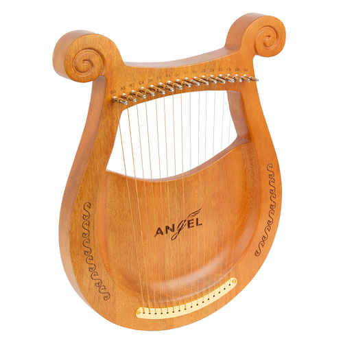 Angel 16 String Lyre Harp with Carry Case and Accessories