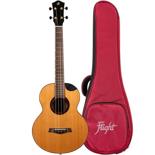 Flight Lily Baritone EQ-A Ukulele with Solid Cedar Top and Built-in Pickup