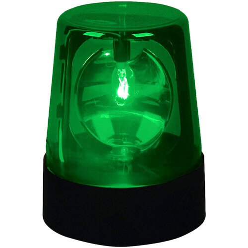 MBT Lighting RB300G Green Rotating Beacon 20W 5.75" Diameter 7" Tall Indoor Use