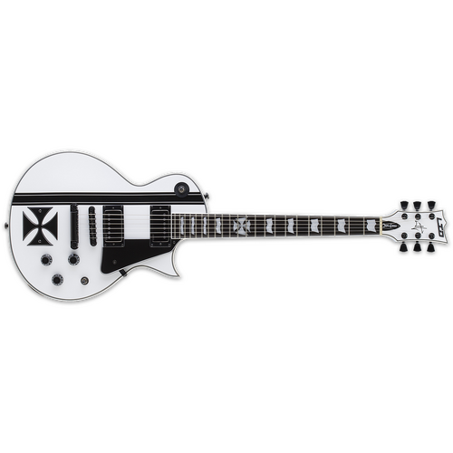 ESP LTD James Hetfield Iron Cross Signature Electric Guitar Snow White