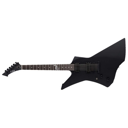 ESP LTD Snakebyte LH James Hetfield Signature Electric Guitar Left Handed Black Satin w/ EMGs