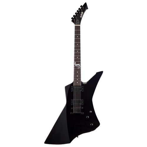 LTD James Hetfield Snakebyte Electric Guitar Black Satin