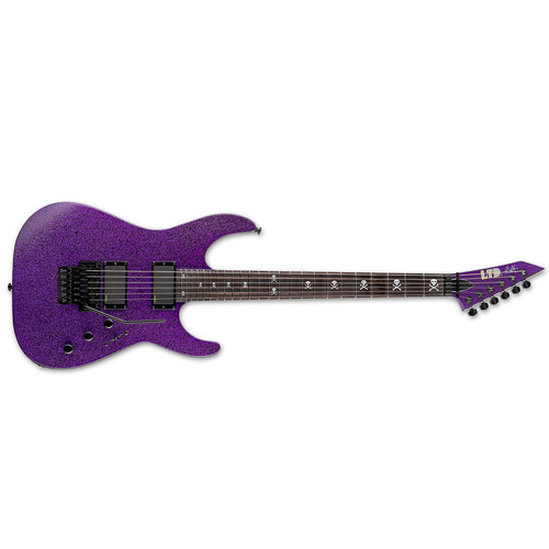 ESP LTD KH-602 Kirk Hammett Signature Electric Guitar Purple Sparkle w/ EMGs & Floyd Rose