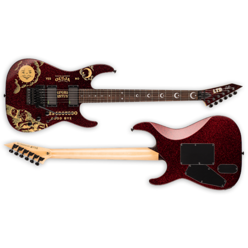 ESP LTD Kirk Hammett Ltd Ed Ouija Red Sparkle Signature Electric Guitar