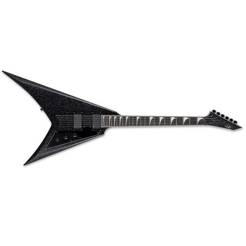 ESP LTD KH-V Kirk Hammett V Signature  Electric Guitar Black Sparkle w/ EMGs