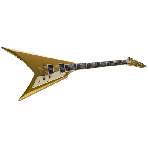 ESP LTD Kirk Hammett KH-V Gold Sparkle Electric Guitar with Case