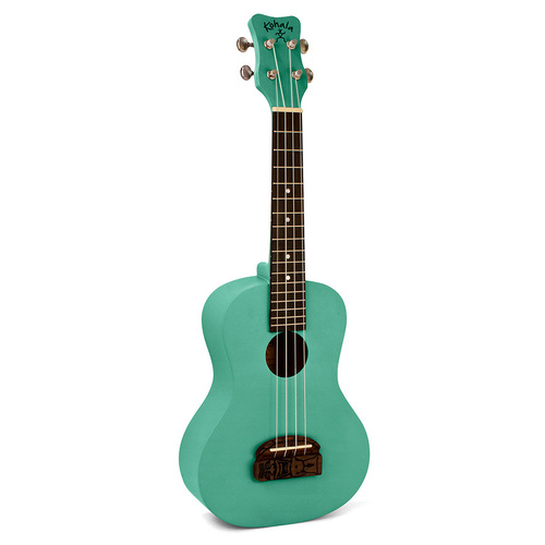 Kohala Series Soprano Ukulele Green Natural Satin Finish