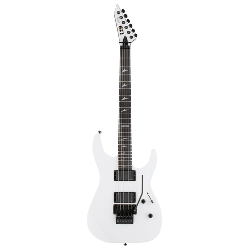 LTD M-1000 EBONY SNOW WHITE ELECTRIC GUITAR