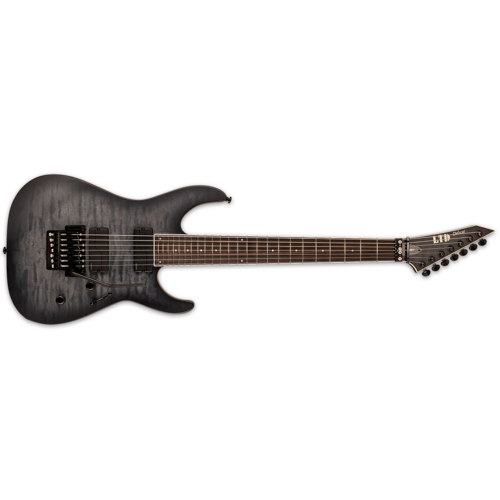 ESP LTD M-1007FR 7 String Electric Guitar See Thru Black Sunburst Satin
