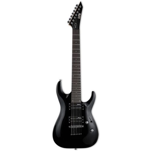 ESP LTD M-17 7 String Elec Gtr Black-No Bag Electric Guitar