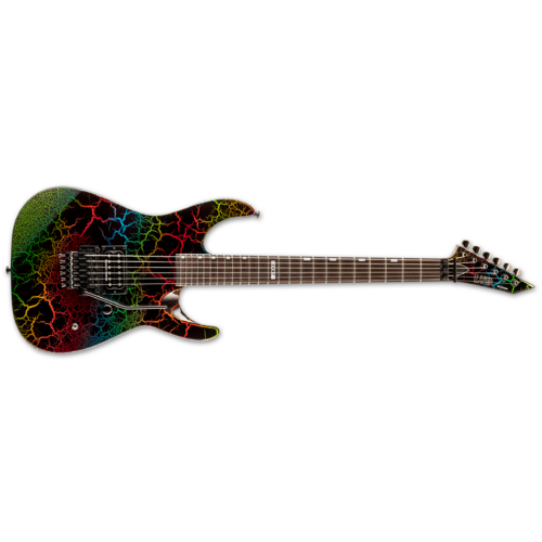 ESP LTD M-1 Custom 87' Series Electric Guitar Rainbow Crackle