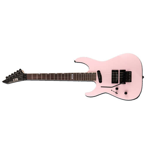 ESP LTD MIRAGE Deluxe '87 Electric Guitar Left Handed Pearl Pink w/ Floyd Rose & Duncans - 1987 REISSUE - LM-DX87PP