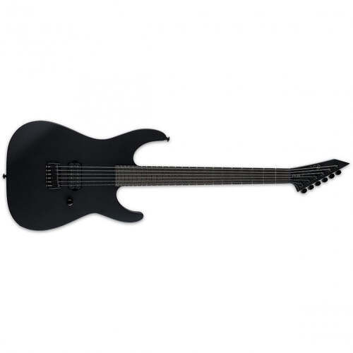 ESP LTD M-HT Black Metal Electric Guitar Black Satin w/ Duncan - LM-HTBKMBLKS