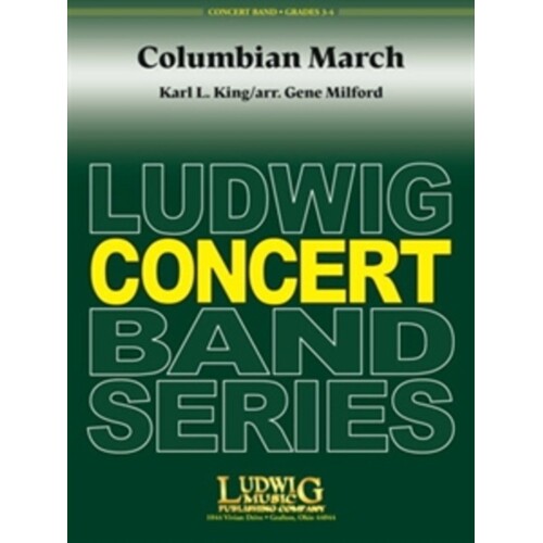 Columbian March Concert Band 3-4 Score/Parts Book