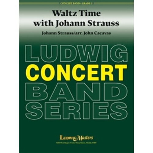 Waltz Time With Johann Strauss Concert Band 3.5 Score/Parts Book
