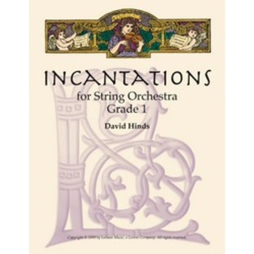 Incantations SO1 SC/PTS - String Orchestra Grade 1 by David Hinds, 76 Pages, Latham Music