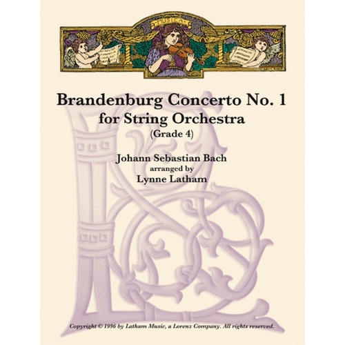 Brandenburg Concerto No 1 Arr Latham So Score/Parts