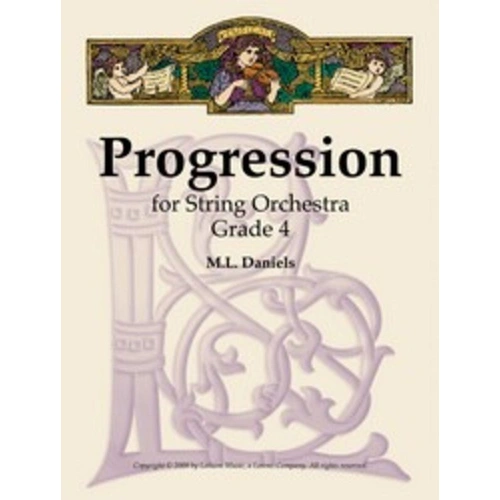 Progression SO4 SC/PTS by M.L. Daniels - Grade 4 Orchestral Piece with Changing Time Signatures and Contrapuntal Development