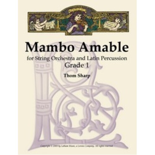 Mambo Amable So1/Latin Percussion Score/Parts Book