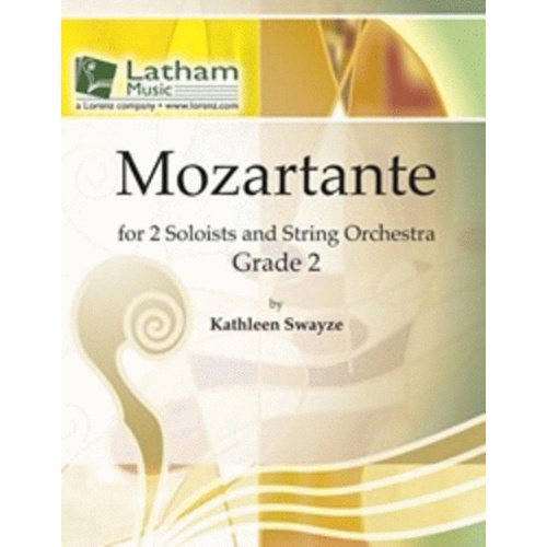 Mozartante For 2 Soloists And So2 Score/Parts Book