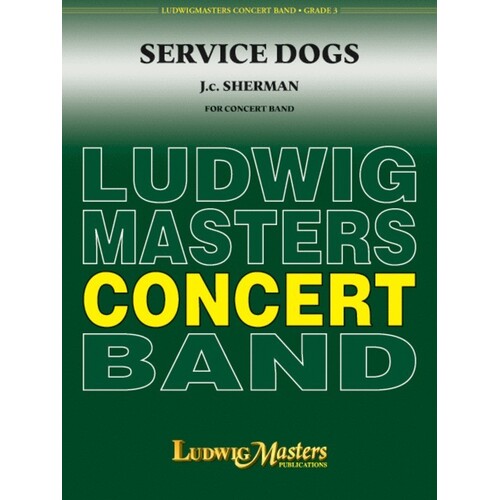Service Dogs Concert Band 3.5 Score/Parts Book