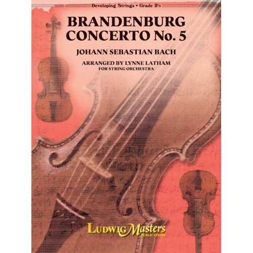 Brandenburg Concerto No 5 So2.5 Score/Parts Book