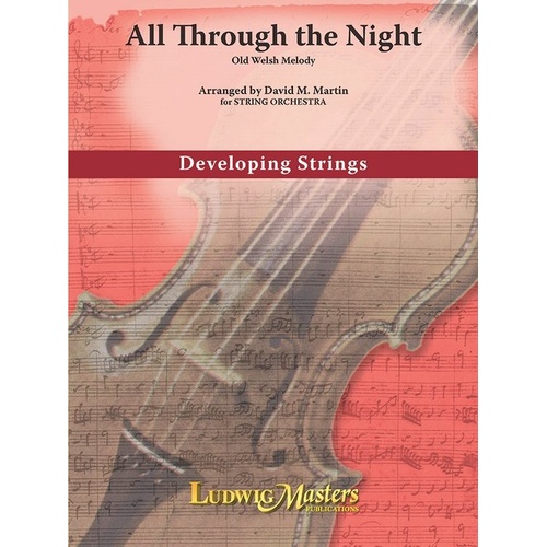 All Through the Night for String Orchestra by David M. Martin