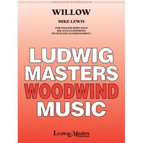 Lewis - Willow For Cor Anglais (Alto Sax)/Piano (Softcover Book)