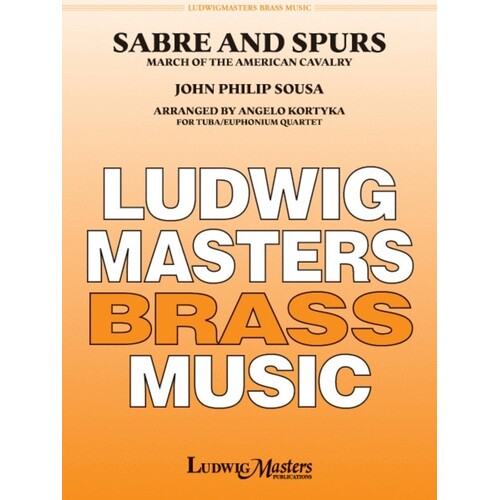 Sabre And Spurs Tuba/Euphonium Quartet (Music Score/Parts) Book