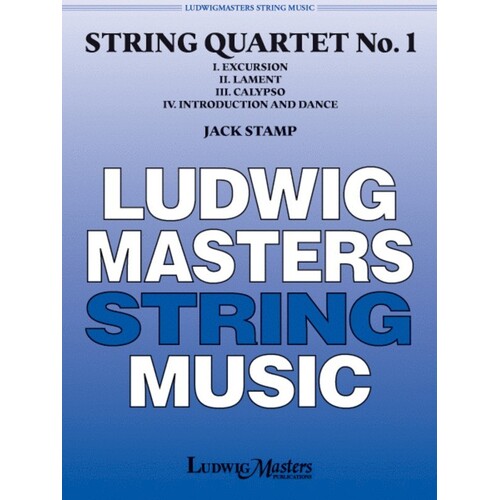 Stamp - String Quartet No 1 (Music Score/Parts) Book