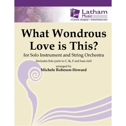 What Wondrous Love Is This Solo Instr & So Sc/Pt