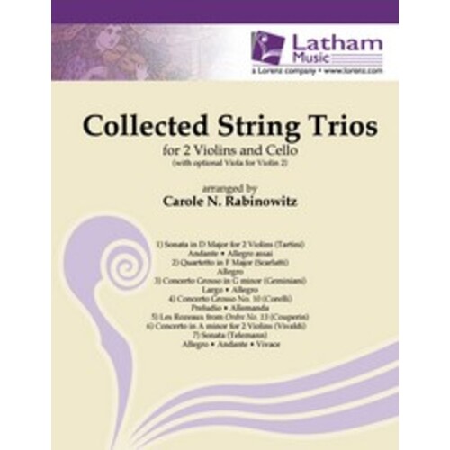 Collected String Trios For 2 Violins And Cello (Softcover Book)
