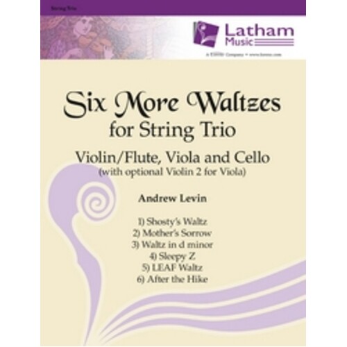 Six More Waltzes For String Trio Book