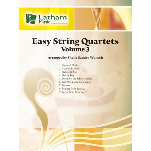 Easy String Quartets Vol 3 Score/Parts Book