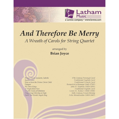 And Therefore Be Merry String Quartet Parts (Set Of Parts) Book